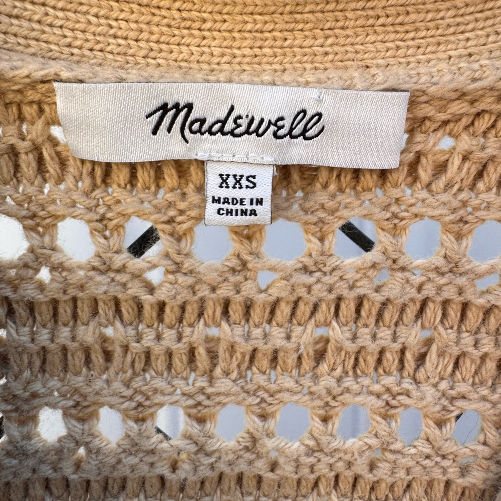 Madewell Camel Button-Up Cardigan - Picture 3 of 6